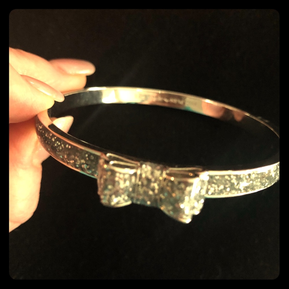 Kate Spade Silver Glitter Bangle